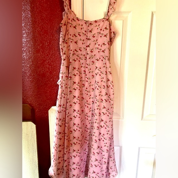 Floral ruffle spaghetti strap dress by Yesstyle size Small - Picture 3 of 6